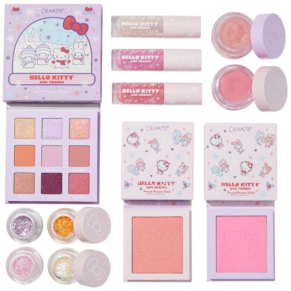 Hello kitty colourpop snow much fun set